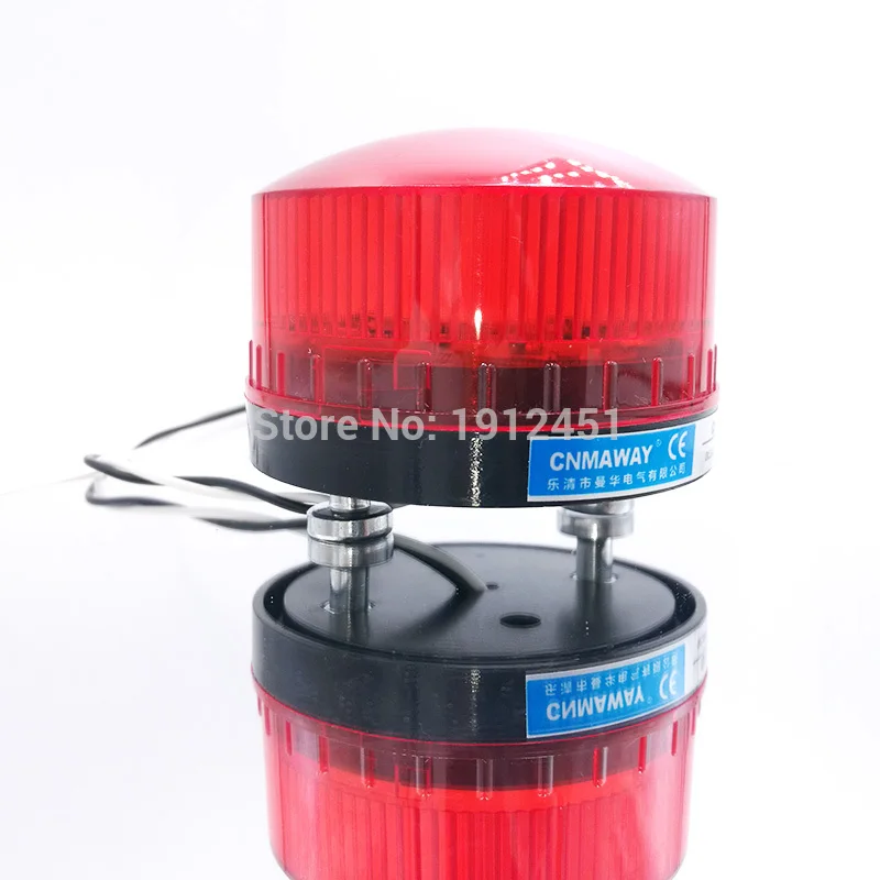 N-3071TJ indicator light LED signal light warning flashing light +buzzer magnetic 12 24 220V LTE-5061