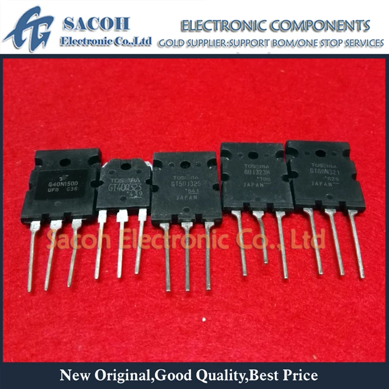 Poder recondicionado IGBT, SGL40N150D G40N150D OU FGL40N150D G40N150 40N150 TO-3PL, 40A 1500V, 5 PCes pelo lote