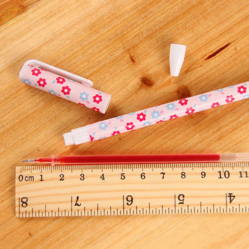 Kleuren Gel Pen Kawaii Briefpapier Koreaanse Kleurrijke Bloem Pennen Canetas Escolar Papelaria Gift Office Materiaal Schoolbenodigdheden