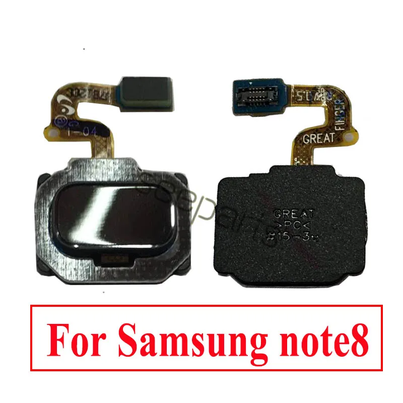 For Samsung Note 8 Fingerprint Sensor Touch ID Home Menu Button Flex Cable  Replacement Parts For Samsung note 9 Fingerprint