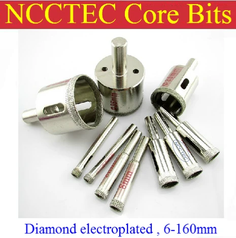 135mm 5.4'' inch Electroplated Diamond core bits for glass ECD135 FREE shipping | WET glass granite coring bits