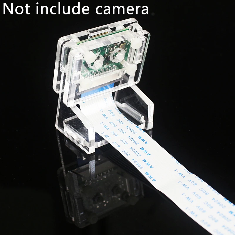 Acrylic Camera Holder Transparent Case for Raspberry Pi 3 OV5647 Mini Webcam Clear Case for Raspberry Pi Official Camera