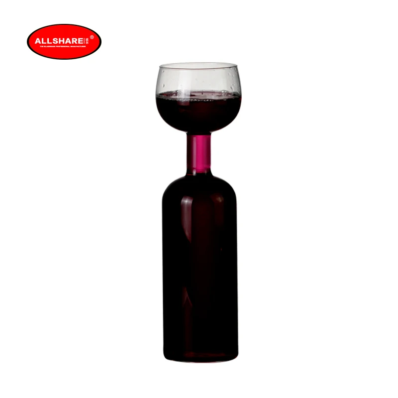 Decantador rápido ecológico hecho a mano, borosilicato soplado, botella de vino, vidrio para Bar y hogar, 750ml/25oz