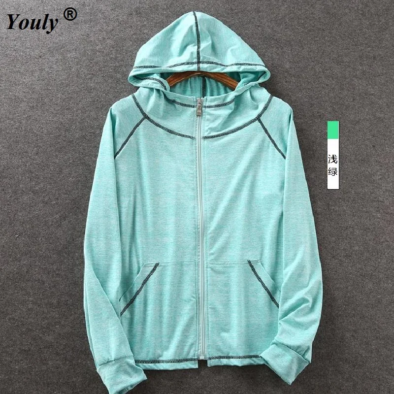 2022 spring autumn Zip Jacket Collar women Parkas Sported Outerwear solid hooded Coats Slim Quick drying basic zip sweatshirts