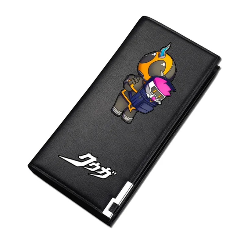 Masked Rider/Kamen Rider Kuuga Print Anime Long Purse Decade ID Card Holder Pu Leather Wallet Unisex Money Bag Coin Purse