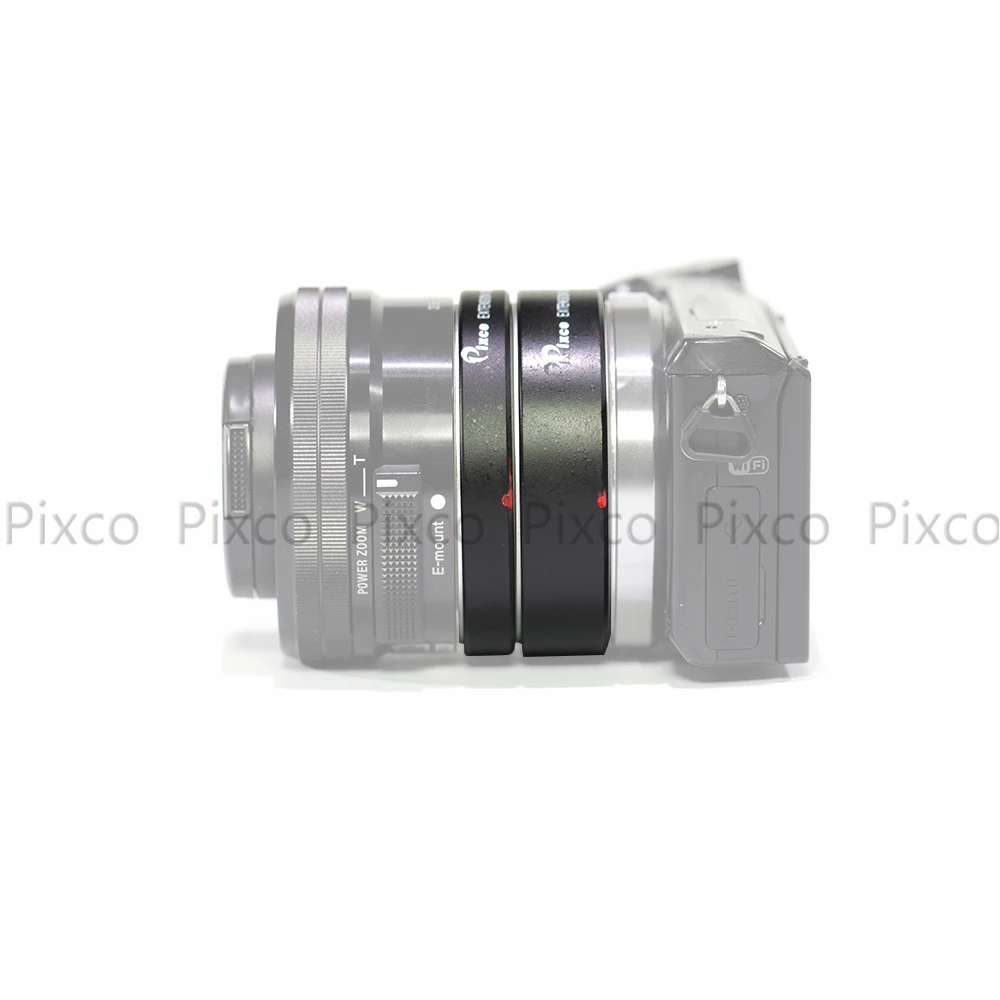 Pixco Auto Focus Macro Extension Tube for Sony E Mount NEX Camera ZV-E10/A1/A7C/A7SIII/A6600/A9II A7RIV/A6100/A6400/A7III A7RIII