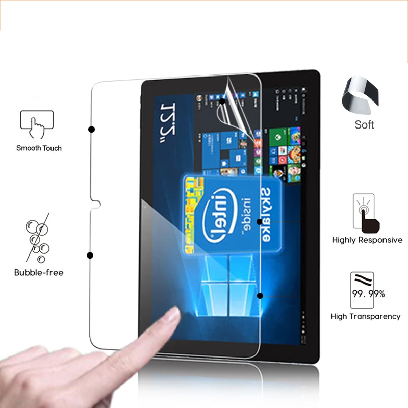 

High Clear Glossy screen protector film For Cube i9 12.2" tablet front HD lcd screen protection film with clean cloths in sotck