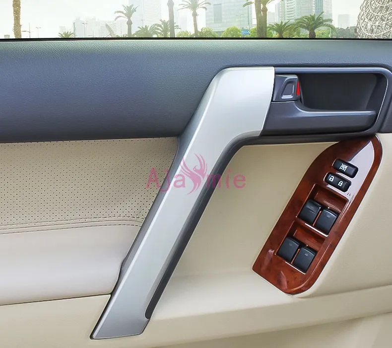 

For Toyota Land Cruiser 150 Prado LC150 FJ150 2010-2018 Interior Door Holder Cover Trim Chrome Car Styling Accessories