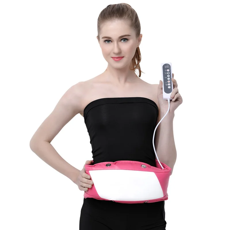 

Women Electric Waist slimming Belt Belly.Tummy Slimming Sauna Belt Vibration Lose Weight Massage Belt Fat Burner