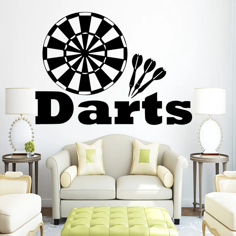 Target Darts Wall Decals for Kids, Removable Vinyl Wall Stickers for Boys Room, Nursery Wall Art Poster, Vinyl Murals