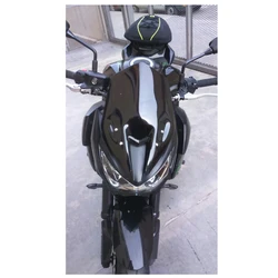 Motorcycle Double Bubble Windshield WindScreen For 2013 - 2016 Kawasaki Z800 Z 800 2014 2015 13 14 15 16 Black Iridium