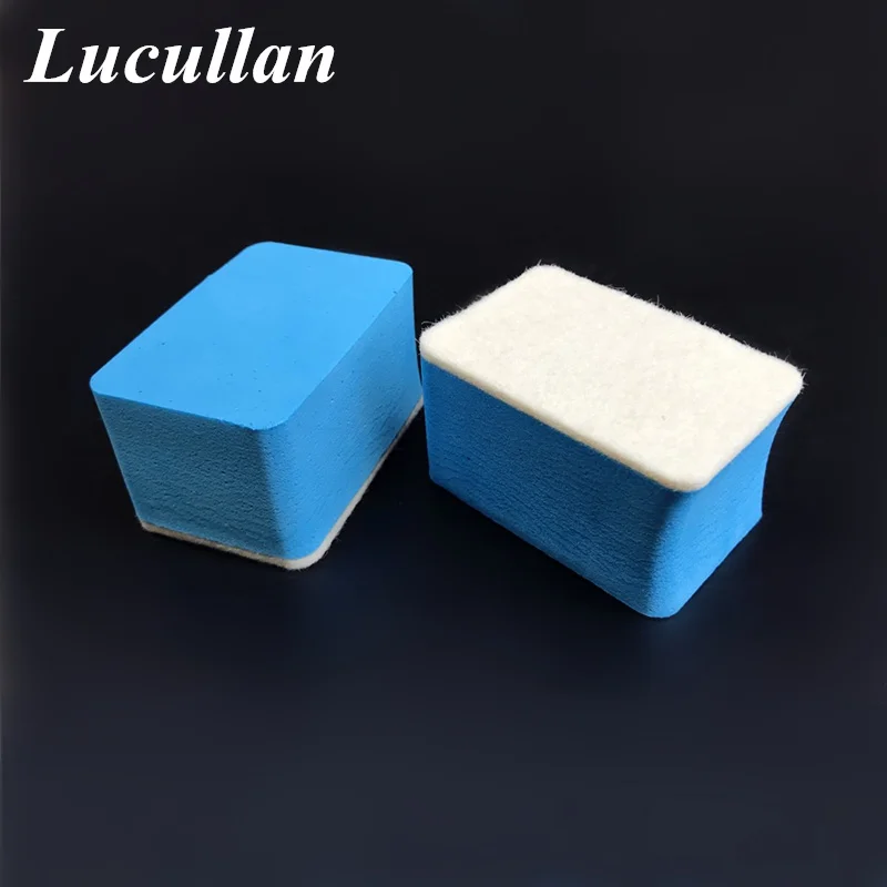 Lucullan Car Oil Film Remover Applicator Auto Detailing Glass Cleaning Polishing Sponge Glass Spotless Useful Tools