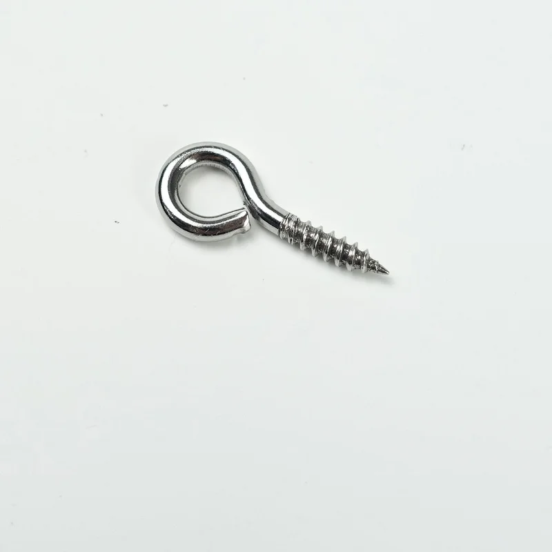 50pcs 24mm Small Eye Screw Bolt Hook 304 Stainless Steel Tiny Screw Eye DIY Rope Accessories Wood Screws Jewellery Accessories
