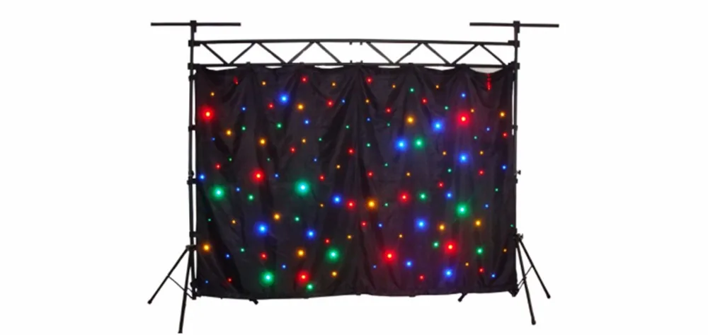 

RGB 3IN1 fullcolor 3m by 4m LED starry light without stand
