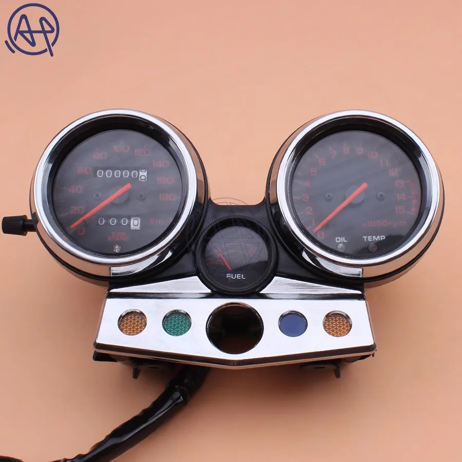 

Red Motorcycle Gauges Cluster Speedometer Tachometer Meter Odometer Instrument Assembly For Honda CB400SF MC31 CB400 1995-1998