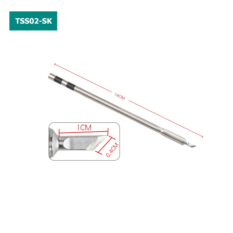 

Original Quick TS1200A Soldering Iron Tip TSS02-I J SK 3C 0.8C SK-01 K 1C 2C Solder Iron Tip For Mobile Phone Motherboard Repair