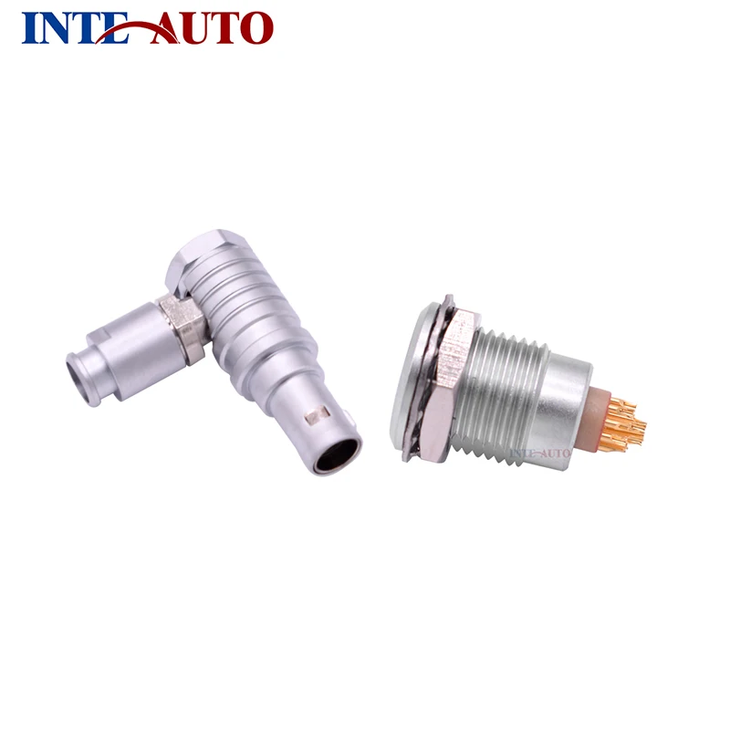 

High Quality 1B Series Connector,3 Pins Electrical Metal Elbow Plug and Receptacle, FTHG.1B.303 EZGG.1B.303