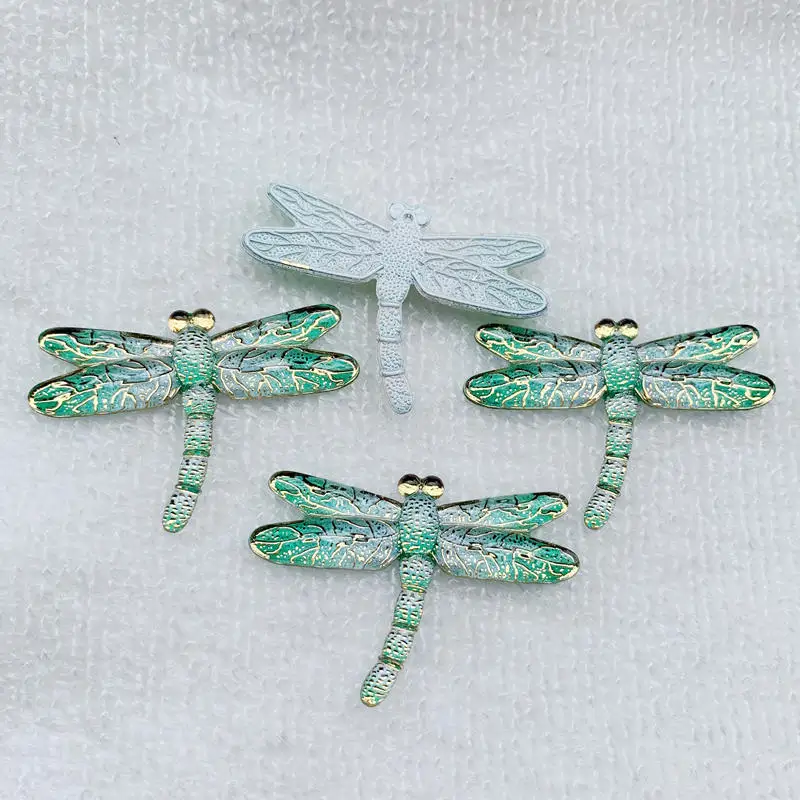 Insect Rhinestones Sew on Patches for Clothing DIY Animals Sequins Stripes Applique Clothes Stickers Beaded Dragonfly Badges