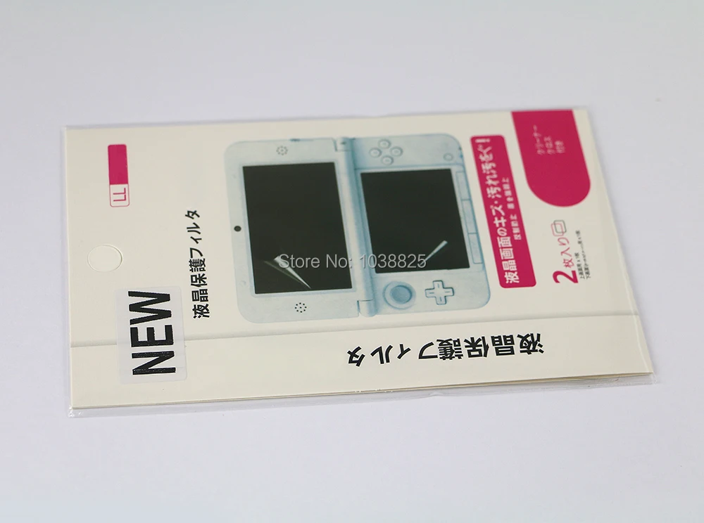 새로운 3DSXL 용 1set Clear Top + Bottom Screen Protectors 새로운 3DS XL 용 Nintendo 용 LCD 스크린 필름