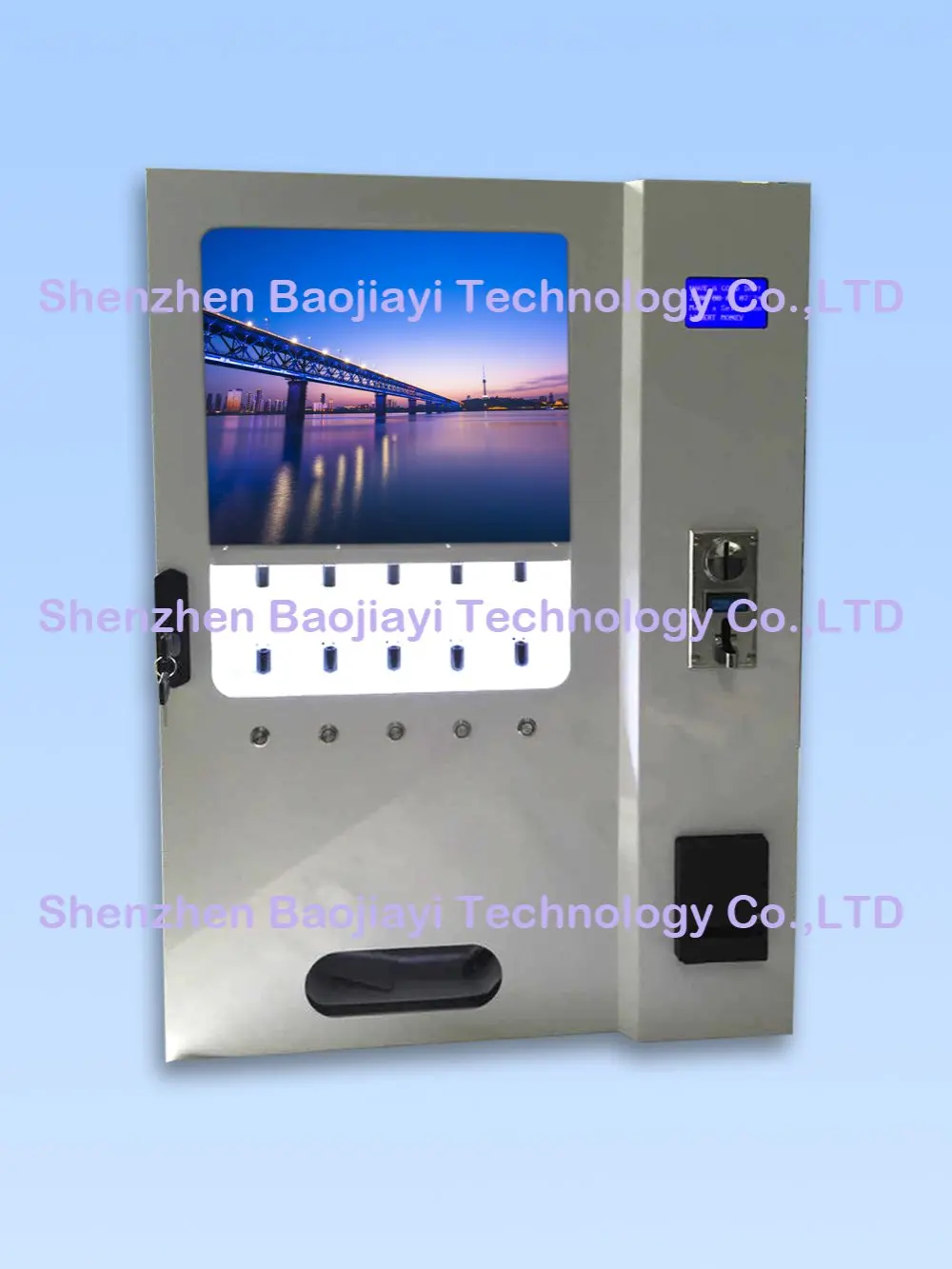 single cigarette vending machine BJY-C5, with light box