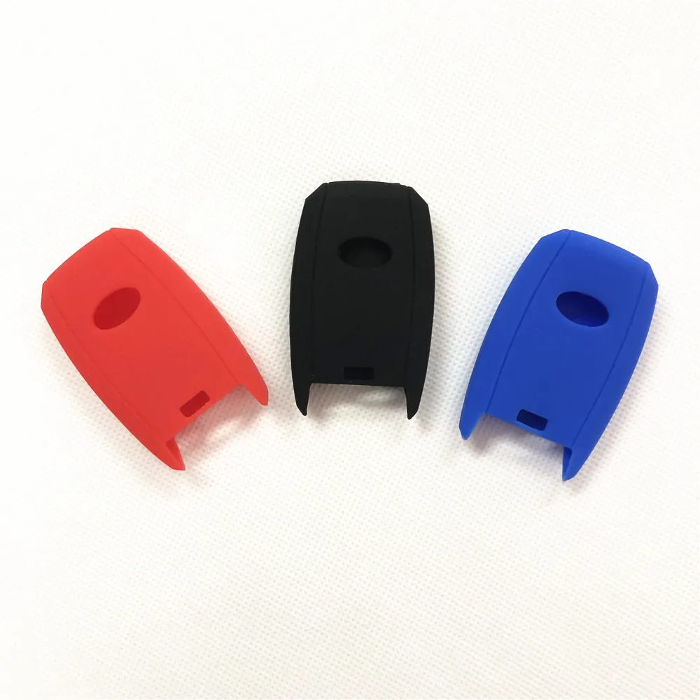 3 Button Silicone Car Remote Key Fob Shell Cover For Kia Stonic Rio Ceed Soul Sportage Sorento Carens Picanto Skin Smart Holder