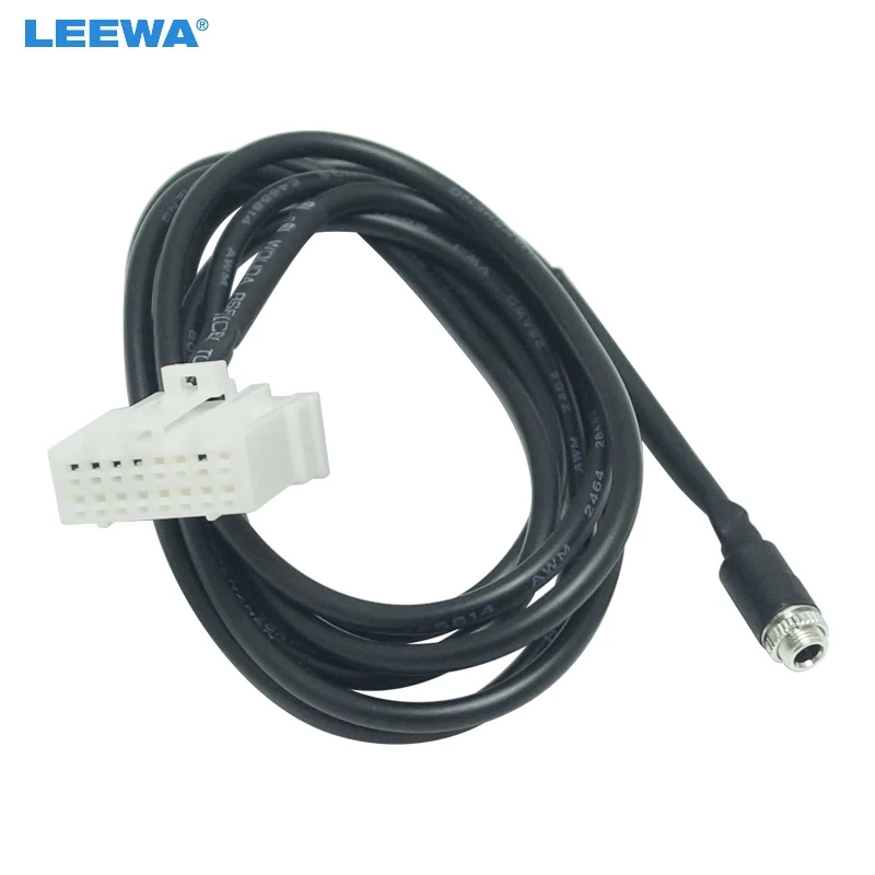 

LEEWA Car Female Jack AUX In Input interface Adapter Cable For Mazda 3 6 M3 M6 MX-5 RX8 Besturn B70 Audio Cable Data Wire #5781