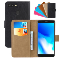 Luxury Wallet Case For Blackview A20 pro PU Leather Retro Flip Cover Magnetic Fashion Cases Strap