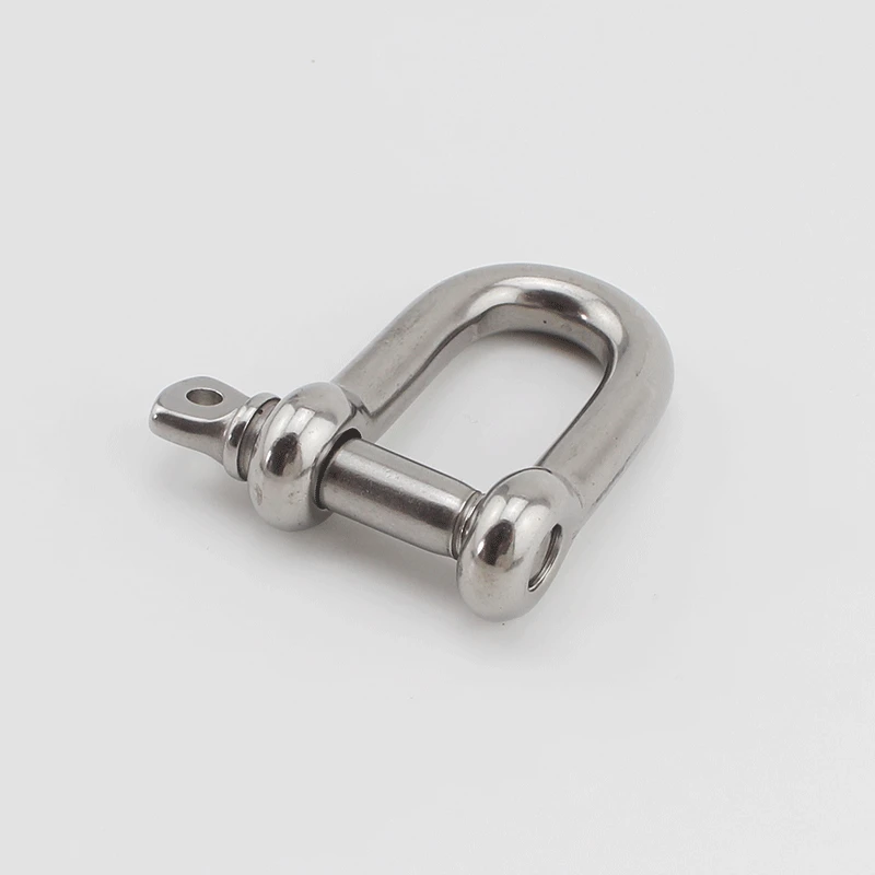 

1PCS/LOT YT527b M14 304 Stainless Steel Type D Shackle Bow Shackle Quick-Release Fastener Load-bearing 680KG Free Shipping