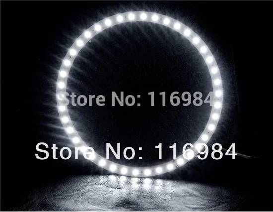 1 pz x bianco giallo blu verde rosso 100mm 3528 30 SMD Car Led Angel Eyes Halo Ring Light Car Light