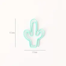 20pcs Cactus Paper Clips for Books #2