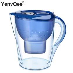 Water Purification Jug 3.5L Brita Water Filters Kettle Pure Healthy Mineral Water Lonizer Alkaline Filtered Pot Home Kitchen