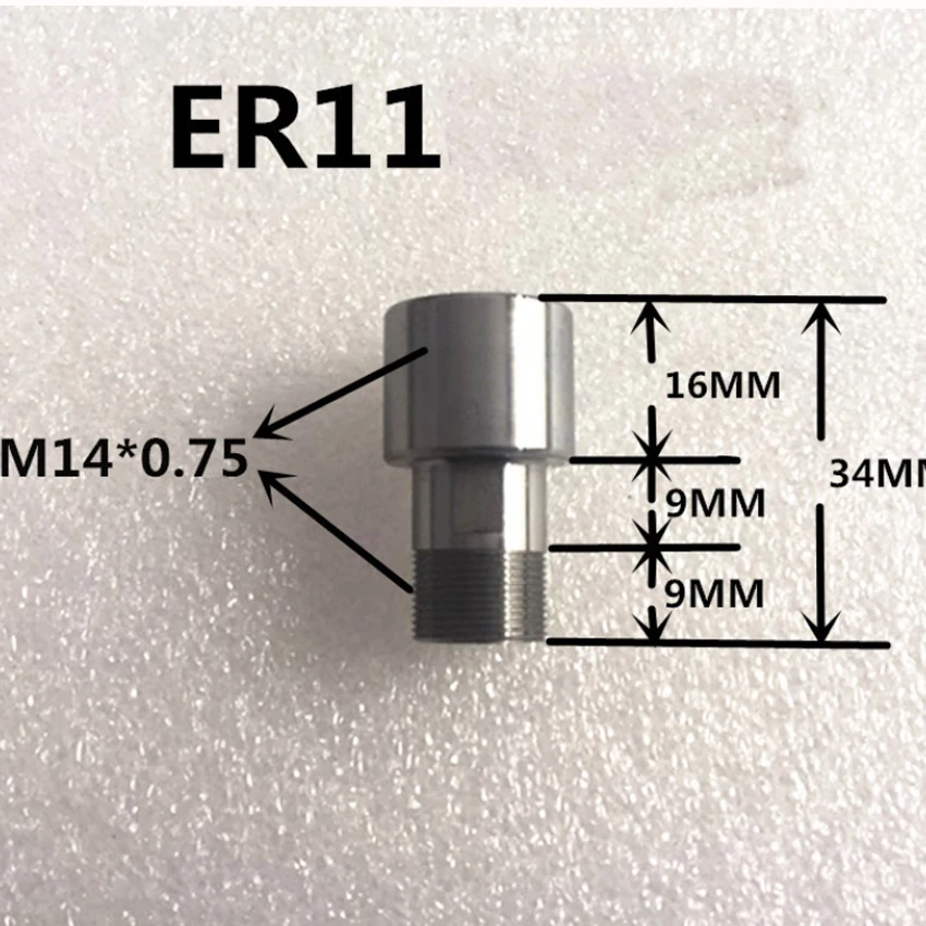 Engraving electromechanical spindle nut anti-skid rod Rotor ER compression adapter