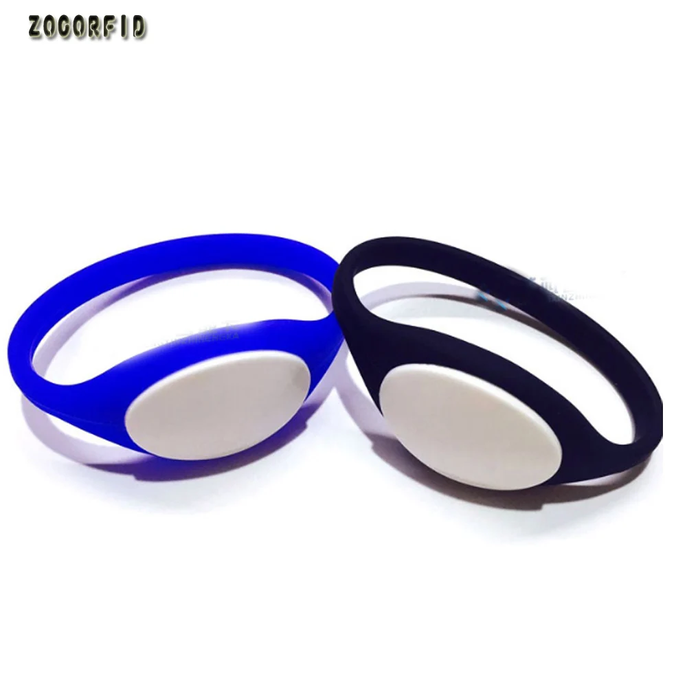 

10pcs/lot 125Khz RFID Wristband Bracelet Writable T5577 EM4305 Silicone Proximity Rewrite Watch Card for Copy Clone