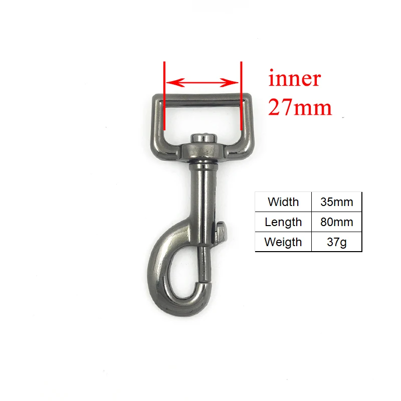 Swivel snap hook for 25mm puppy leash handbag diy accessory environmental metal dog Clasp top quality plated metal buck PK25QH