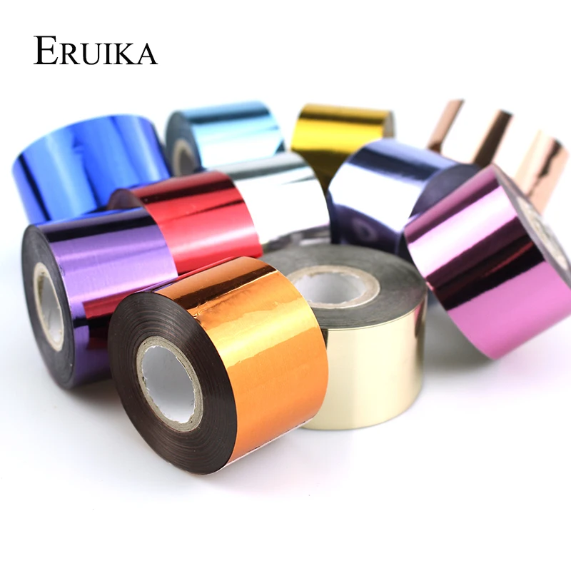 ERUIKA 1 Roll Holografische Nail Folies Starry Nail Art Transfer Sticker 0.04*120 m Manicure DIY Holo Sticker Decoratie gereedschap