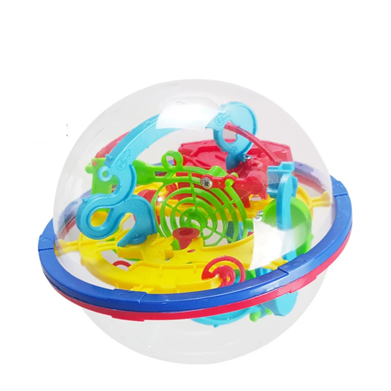 Funny Intelligence Ball 100 Steps Game Decompression Toy Balance Force Training Toy Labyrinth Ball