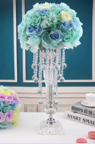 10pcs 75cm tall  Flower Stand for Wedding Table Decorations Flower Stand Party Decoration acrylic crystal Stand 0344