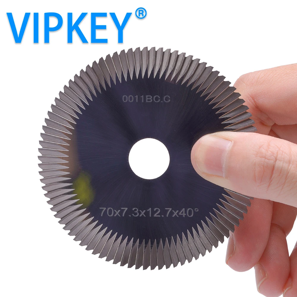 

RAISE 0011BC.C Double fase tungsten key cutter saw blade 70*7.3*12.7mm*90T blade cutter for key machine100D,100E,100E1,100F,100G