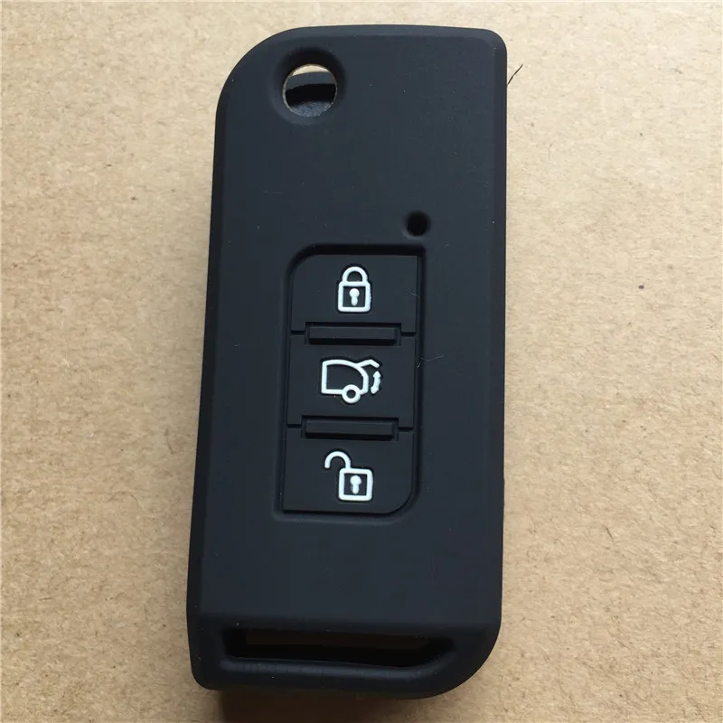 3 BUTTON Silicone key Case Cover  for MAHINDRA key  case cover