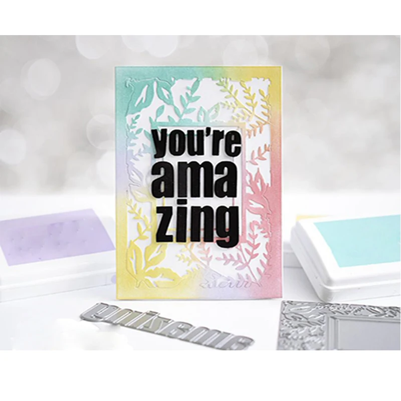 

Flower Frames Metal Cutting Dies Stencils For DIY Scrapbooking Decorative Embossing Suit Paper Cards Die Cutting Template