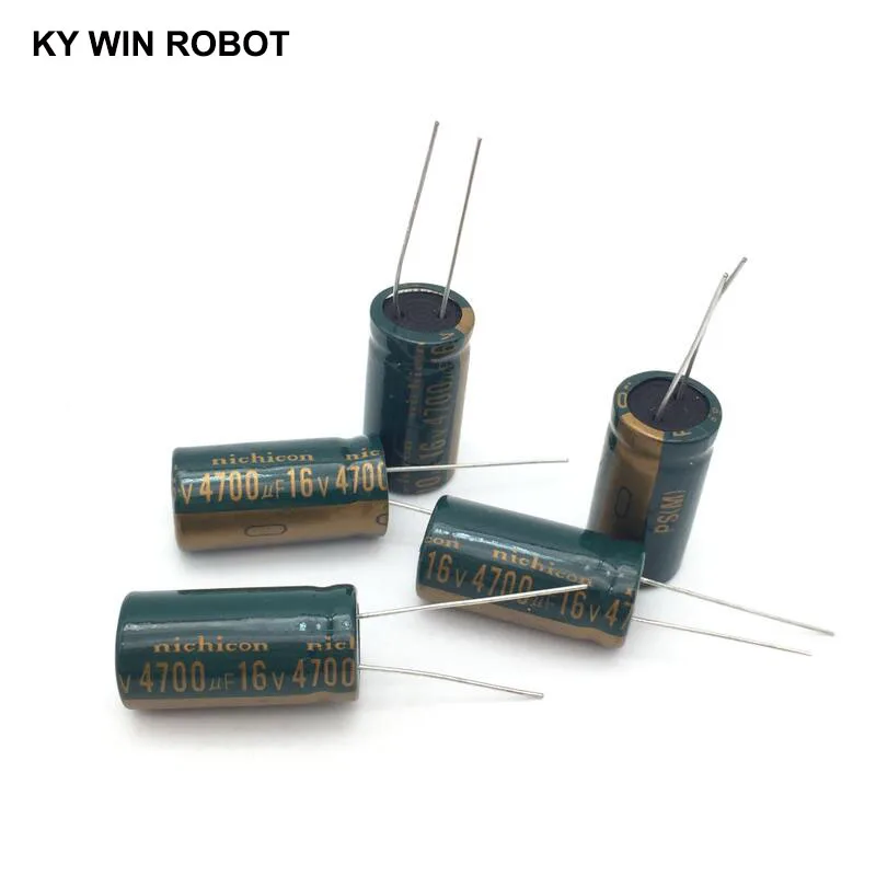 5 pcs Aluminum electrolytic capacitor 4700 uF 16 V 13 * 25 mm frekuensi tinggi Radial Electrolytic kapasitor