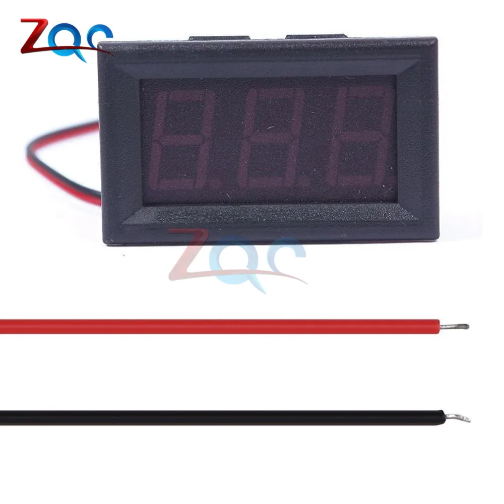 Mini LED Digital Display Voltmeter Detector DC 0-30V / DC 4.5 -30V / AC 70 -500V Voltage Monitor Tester Gauge for Motorcycle Car