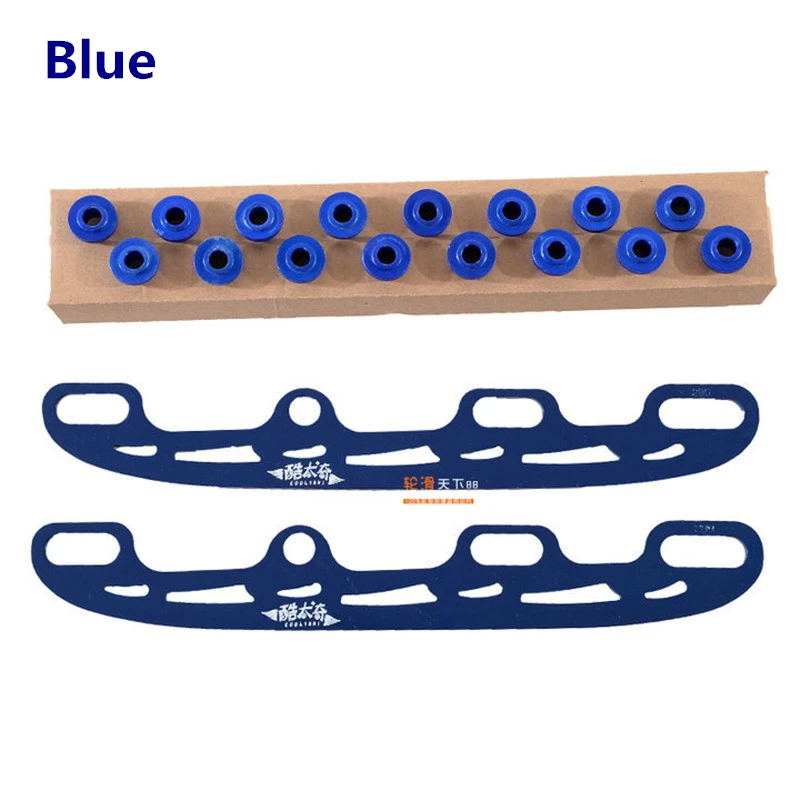 [Recommend] Ice Skating Frame Blade Base for Inline Shoes Roller Skates, for Adult Kid Children, Blue Pink Glden Red Silver