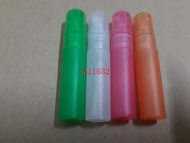 

250pcs/lot DHL Free Shipping 5ml plastic spray perfume bottles empty perfume refillable atomizer bottle