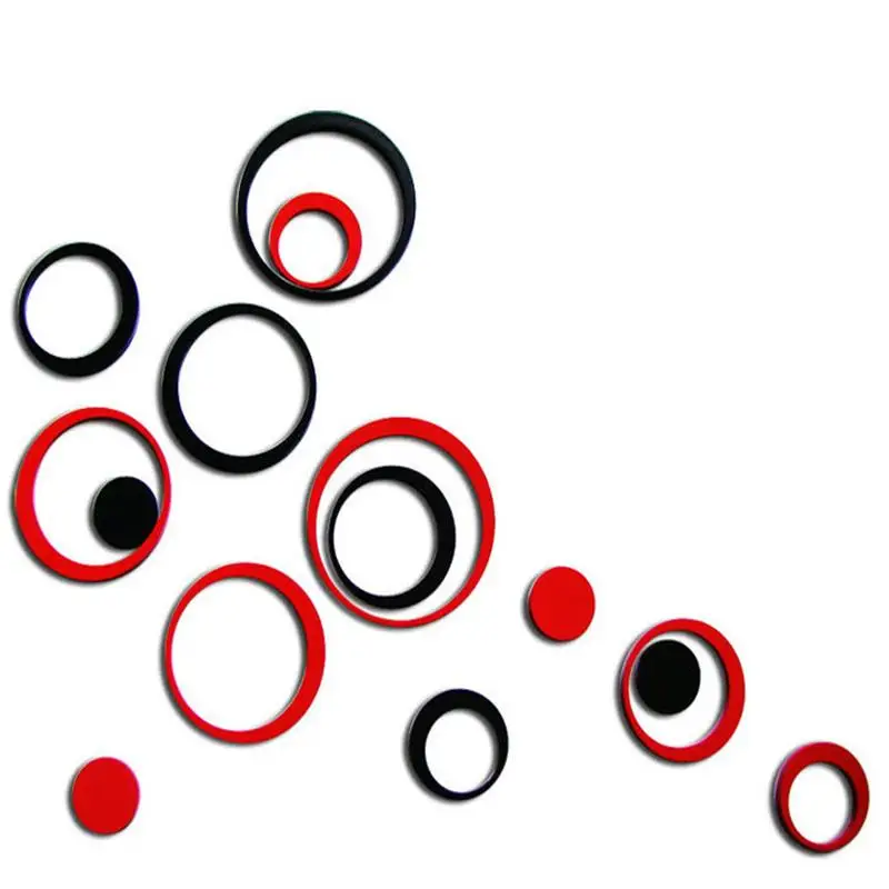 5 Stück/Lot Acryl-Wandaufkleber mit Punkten, Kreis-Wandaufkleber für Kinder, Babyzimmer, Heimdekoration, runde Wandaufkleber, DIY, selbstklebende Kunstwandbilder – Detail 10
