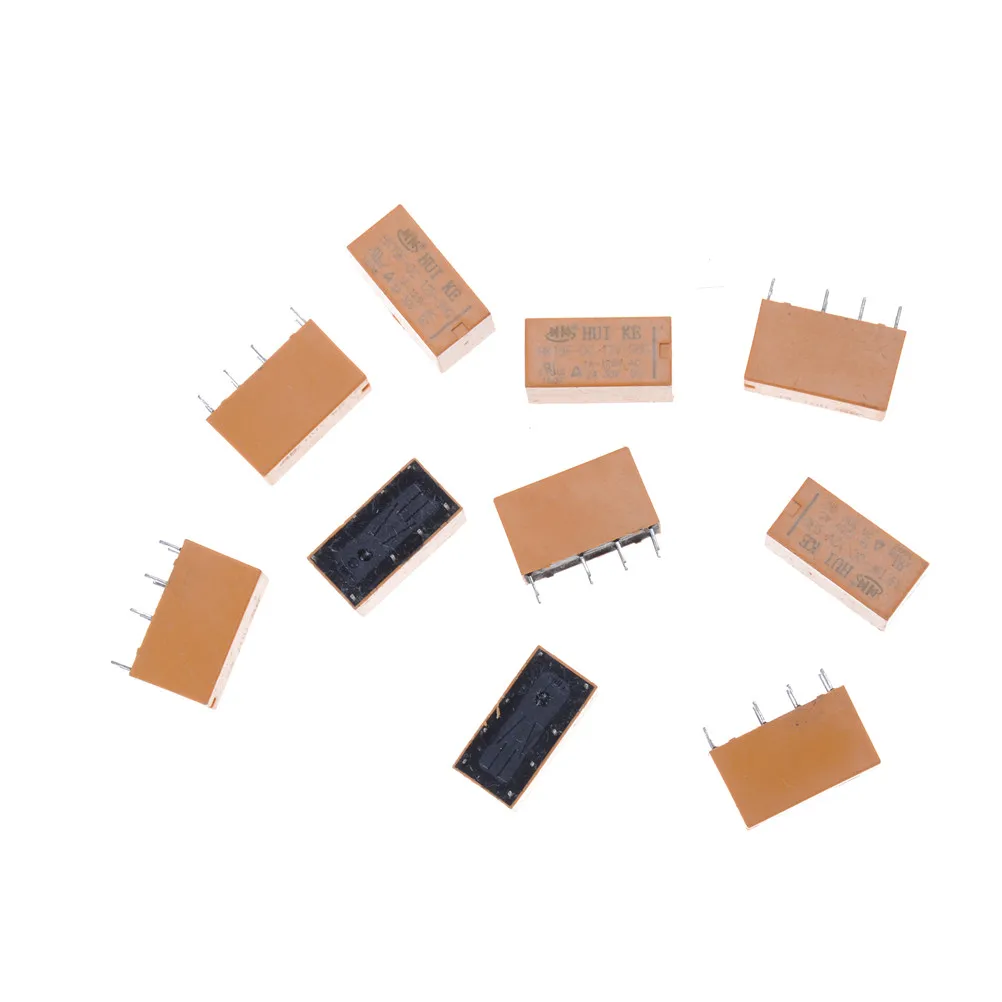 10 teile/los 8 Pin Power Relais HK19F DC 12V SHG Spule DPDT Mini Power Relais Set PCB Typ