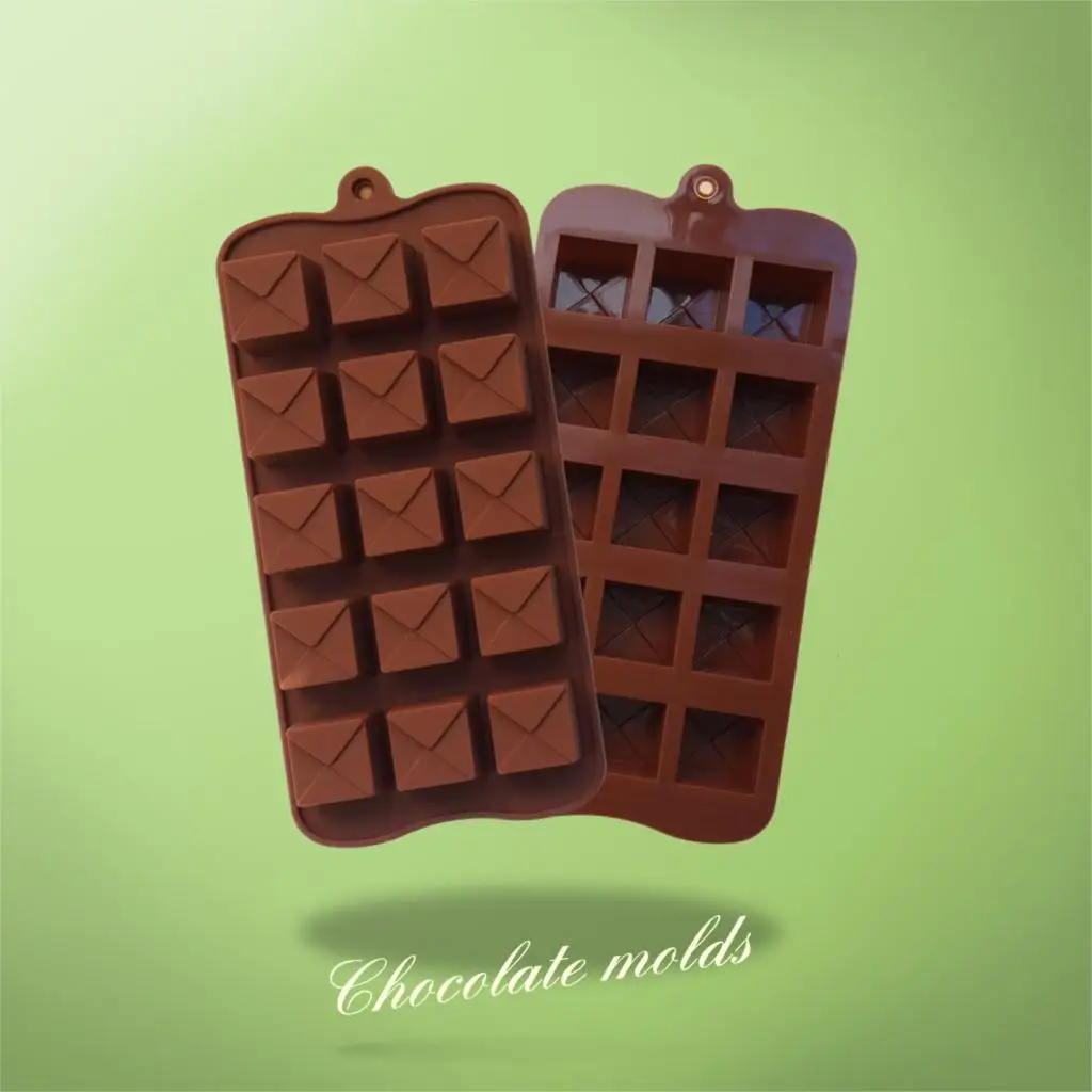 Brand New Ladder Shaped Chocolate Mould Cake Tools Candy Mold Silicone Bakeware Cupcake Cake Topper D524