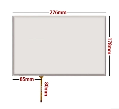 

276*178 Новый 12,1 дюймов широкоформатный ноутбук LCD сенсорный экран почерк экран 16:10 четыре провода сопротивление