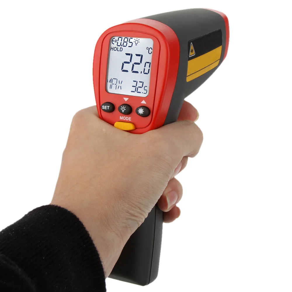 

UNI-T UT301C 12:1 Infrared IR Thermometer Laser Temperature Gun Meter Range -18~550 Degree,0~1022 Fahrenheit