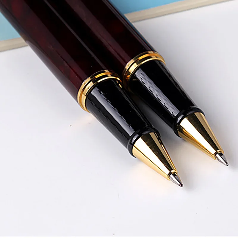 1pc Private Custom Logo Metal Ballpoint Pens Fashion Business Signature Pens All Copper Pen Clips Ballpoint Pen High Grade Gifts